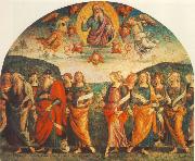 The Almighty with Prophets and Sybils PERUGINO, Pietro